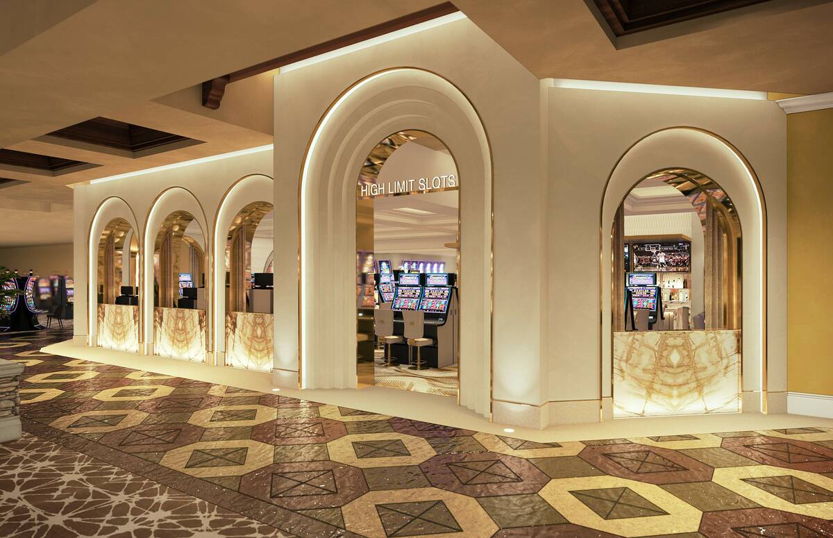 A rendering of the exterior of the high limit slot room planned at Green Valley Ranch Resort. T ...