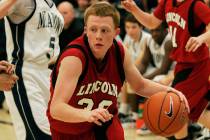 Lincoln County High School basketball player Dantley Walker, shown in 2011, is Nevada's career ...