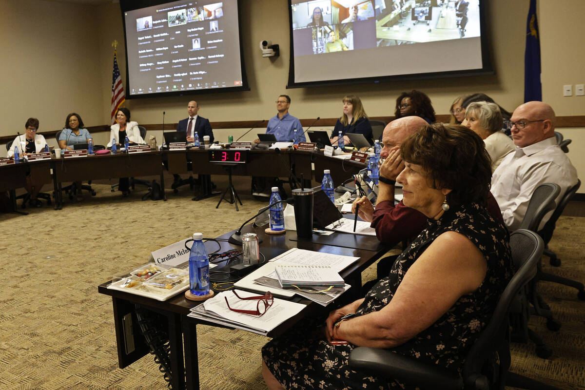 Members of Nevada System of Higher Education Board of Regents' chancellor search committee list ...