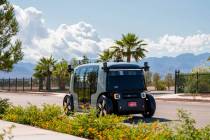 Zoox announced its fully autonomous robotaxis have been driving on public roads in Las Vegas si ...