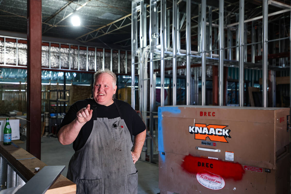 Lokasi baru Esther’s Kitchen di pusat kota Las Vegas mulai terbentuk