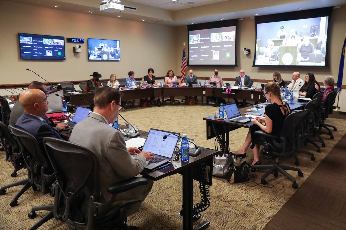 The Nevada System of Higher Education's Board of Regents hold a special meeting to discuss who ...