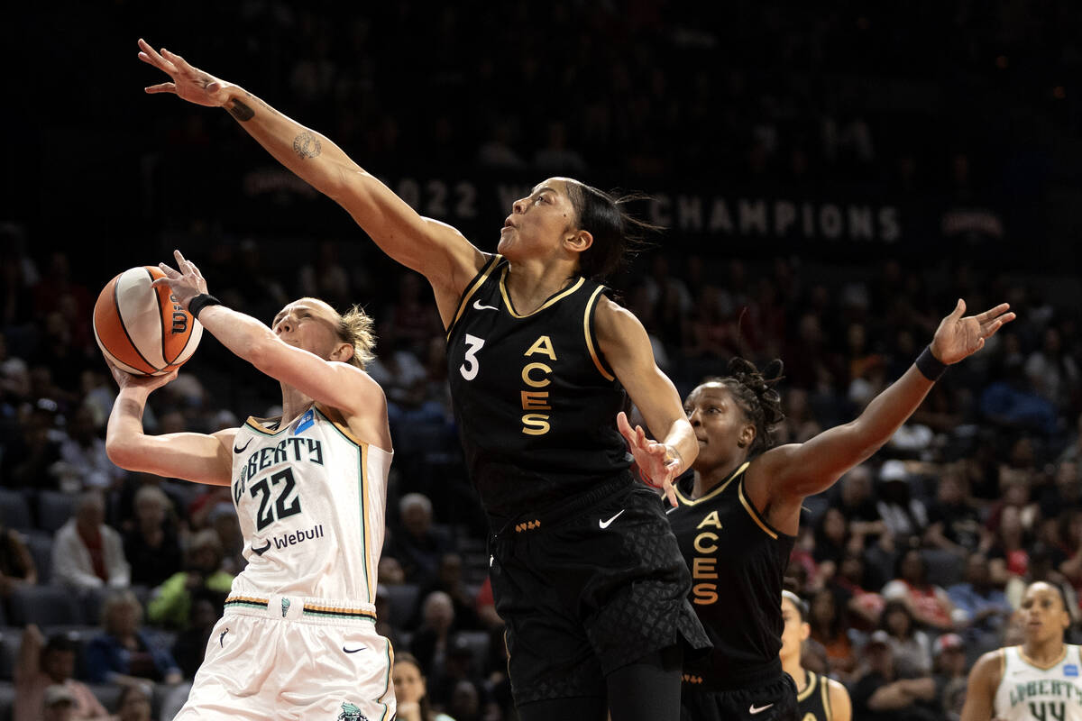 Aces mendominasi Liberty di game WNBA Super Team pertama