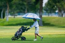 Golfing might not be recommended in the Las Vegas Valley, at least in the heat of the day, with ...