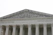 The Supreme Court is seen, Friday, June 30, 2023, as decisions are expected in Washington. (AP ...