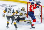 Golden Knights lose late lead, fall in overtime to Panthers