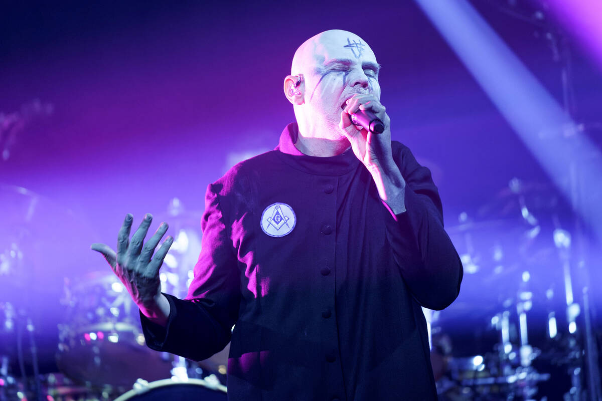 Billy Corgan of the Smashing Pumpkins performs at the Metro on Tuesday, Sept. 20, 2022, in Chic ...