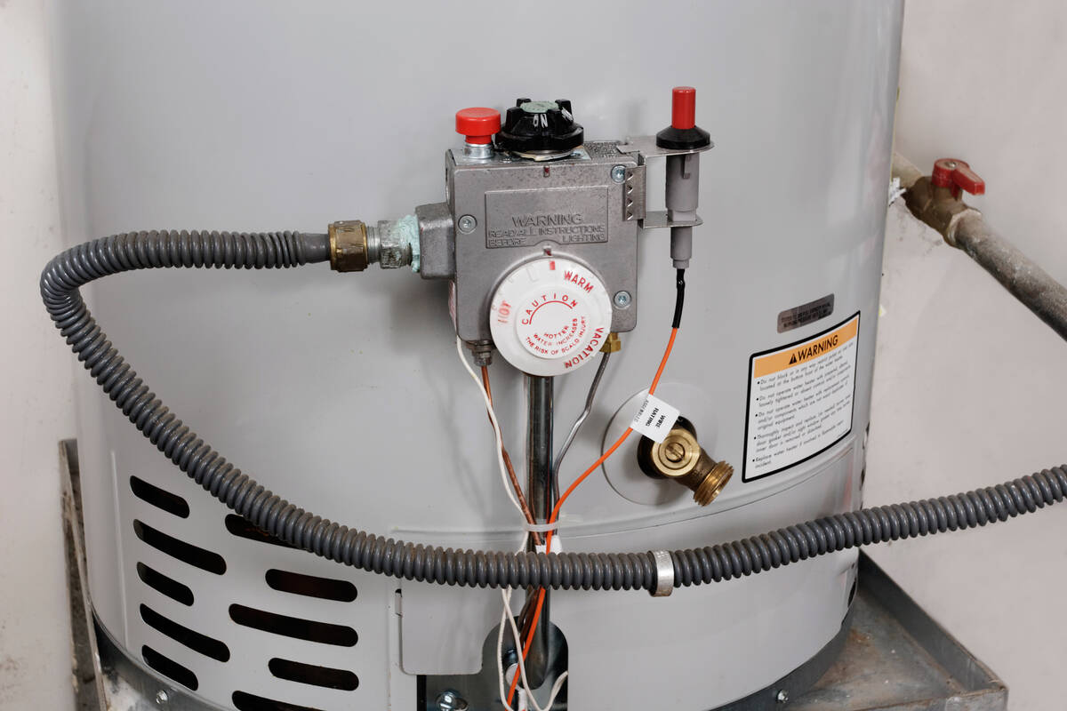 Set your natural gas water heater to the lowest temperature that still provides sufficient hot ...