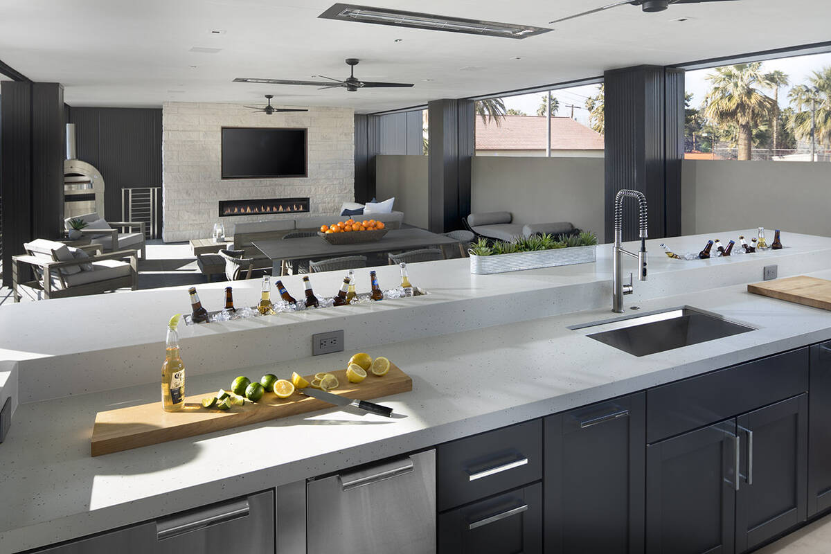 In 2019 Las Vegas architect Michael Gardner created this outdoor kitchen as part of the New Ame ...