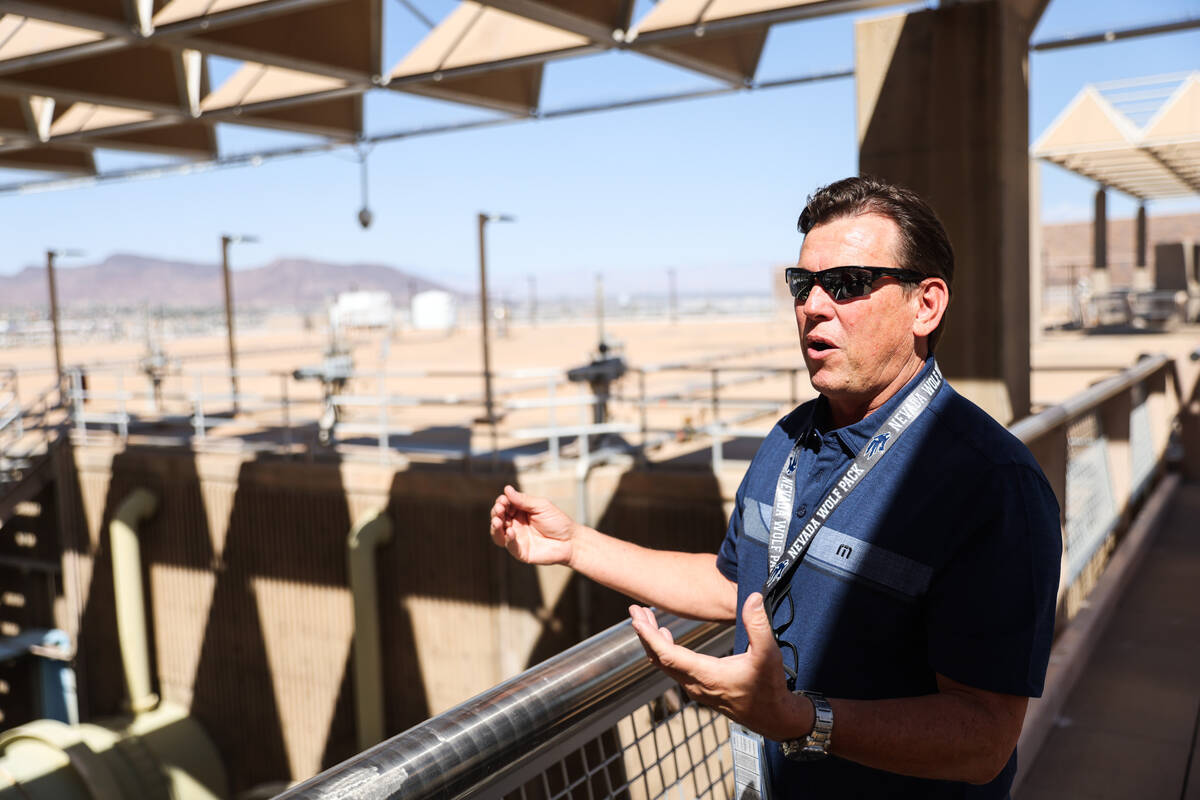 Todd Pickle, water quality and treatment division manager for the Southern Nevada Water Authori ...
