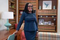 FILE - Judge Ketanji Brown Jackson, who is a U.S. Circuit Judge on the U.S. Court of Appeals fo ...