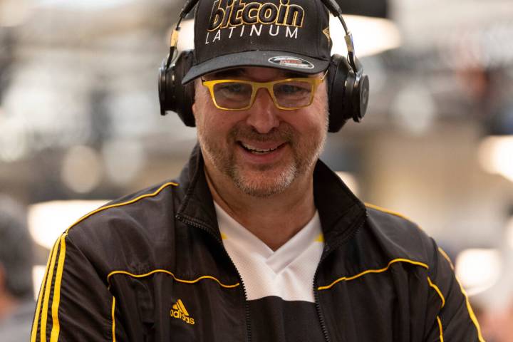 Phil Hellmuth plays during the World Series of Poker tournament at Bally's Las Vegas in Las Veg ...