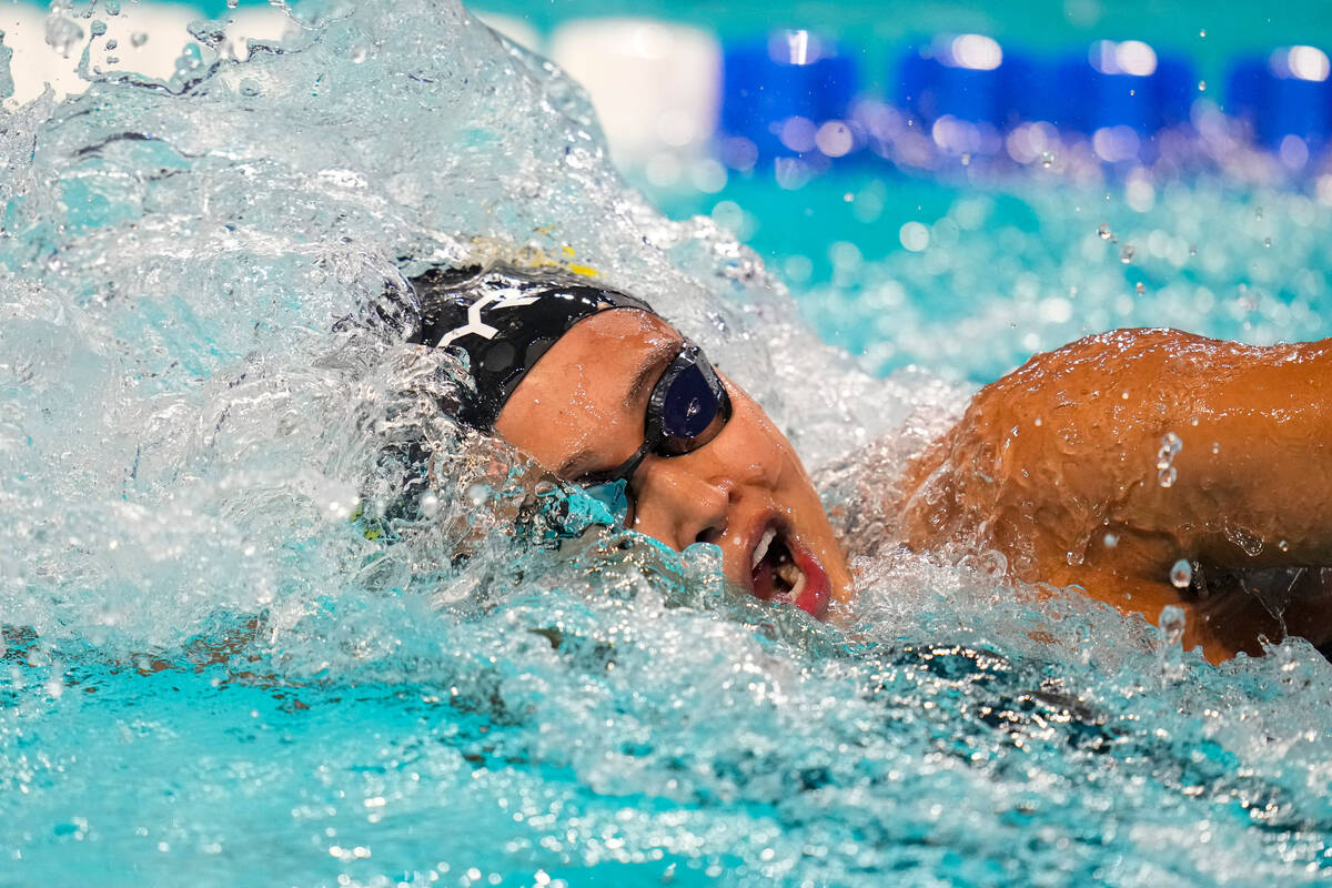 Claire Weinstein swims on her way to winning the women's 200-meter freestyle event at the U.S. ...