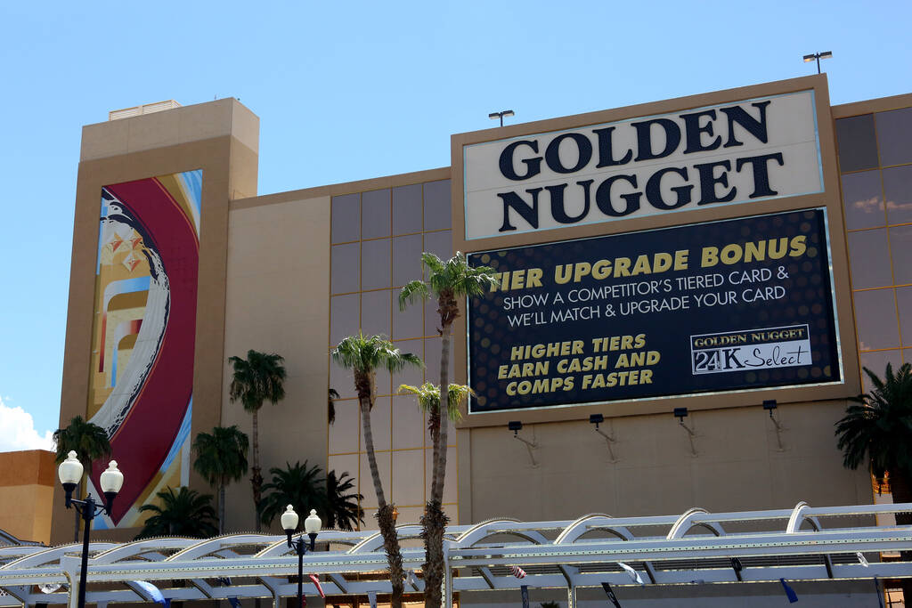 The Golden Nugget hotel-casino in Laughlin on Saturday, Aug. 26, 2017. (Michael Quine/Las Vegas ...