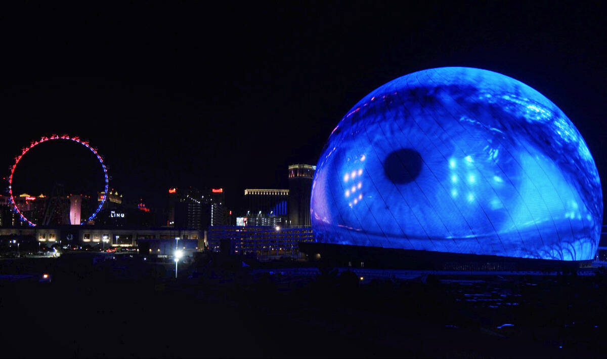 Las Vegas' Exosphere Lights to Full Capacity for First Time