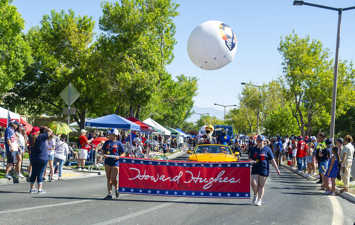 Developer of Summerlin, Howard Hughes Corp., was a title sponsor of the 29th annual parade. (Su ...