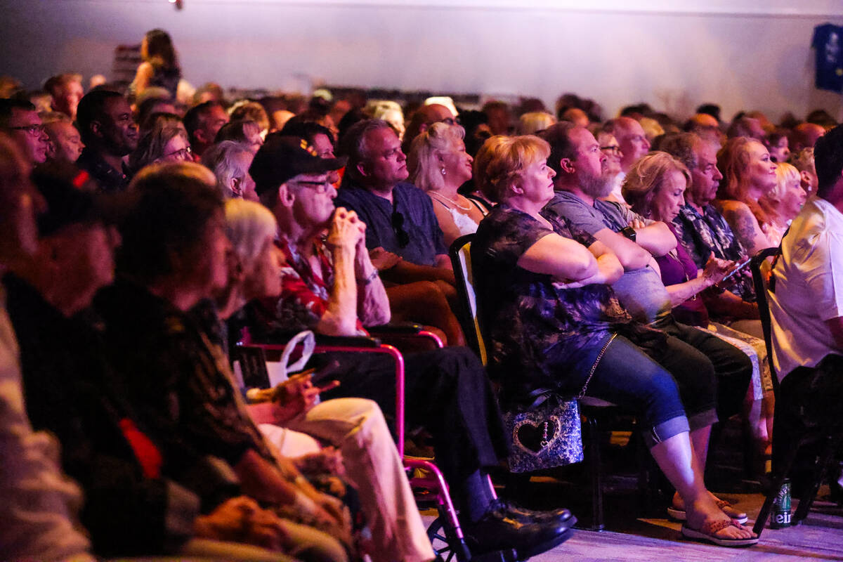 The crowd at the Michael Grimm Benefit of Love at the Silverton Casino in Las Vegas, Sunday, Ju ...