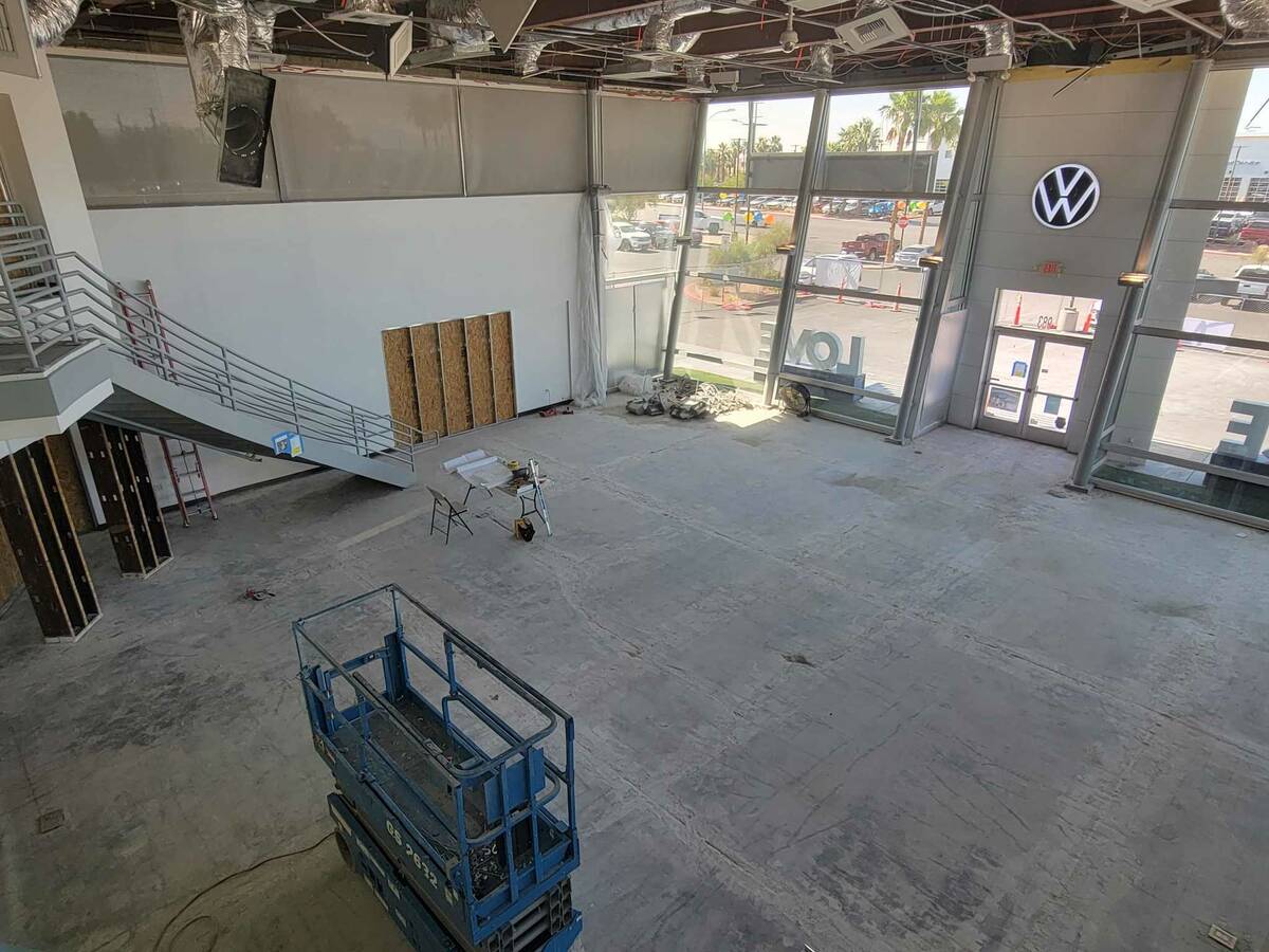Findlay Volkswagen of Henderson is in the process of remodeling its Valley Automall location. ( ...