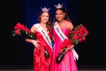Miss Nevada Taylor Blatchford (left) and Miss Nevada' Teen Bella Hawkins (right) on June 23, 20 ...