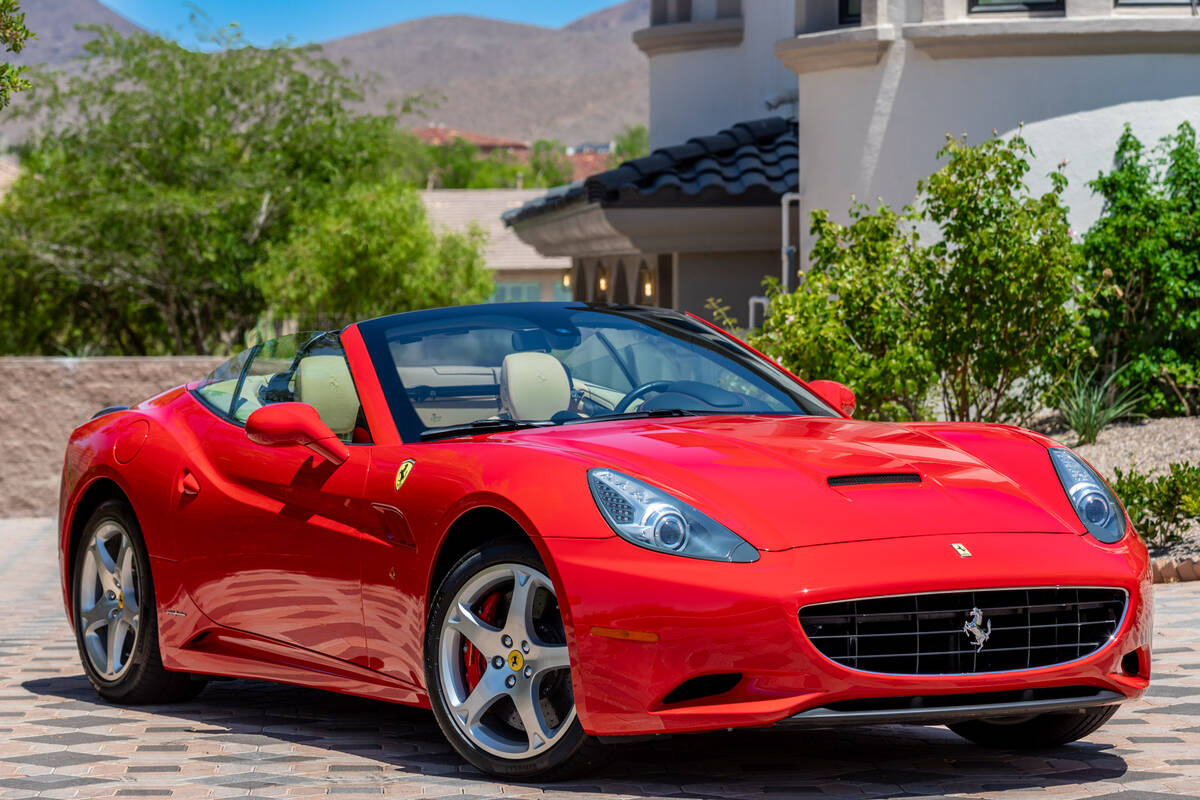 Realtor Jordan Betten is offering a free Ferrari with this $4.8 million mansion in Henderson in ...