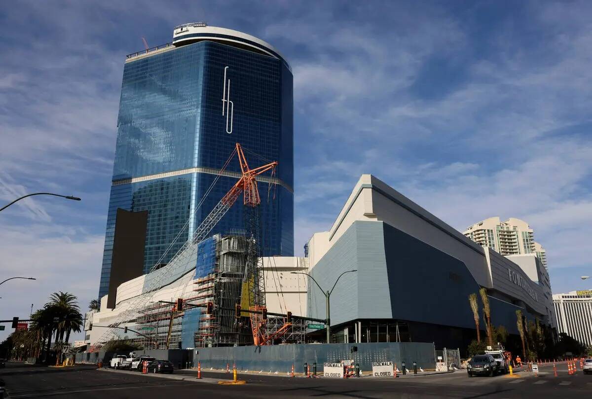 Fontainebleau Las Vegas is on track to open in late 2023. (K.M. Cannon/Las Vegas Review-Journal ...