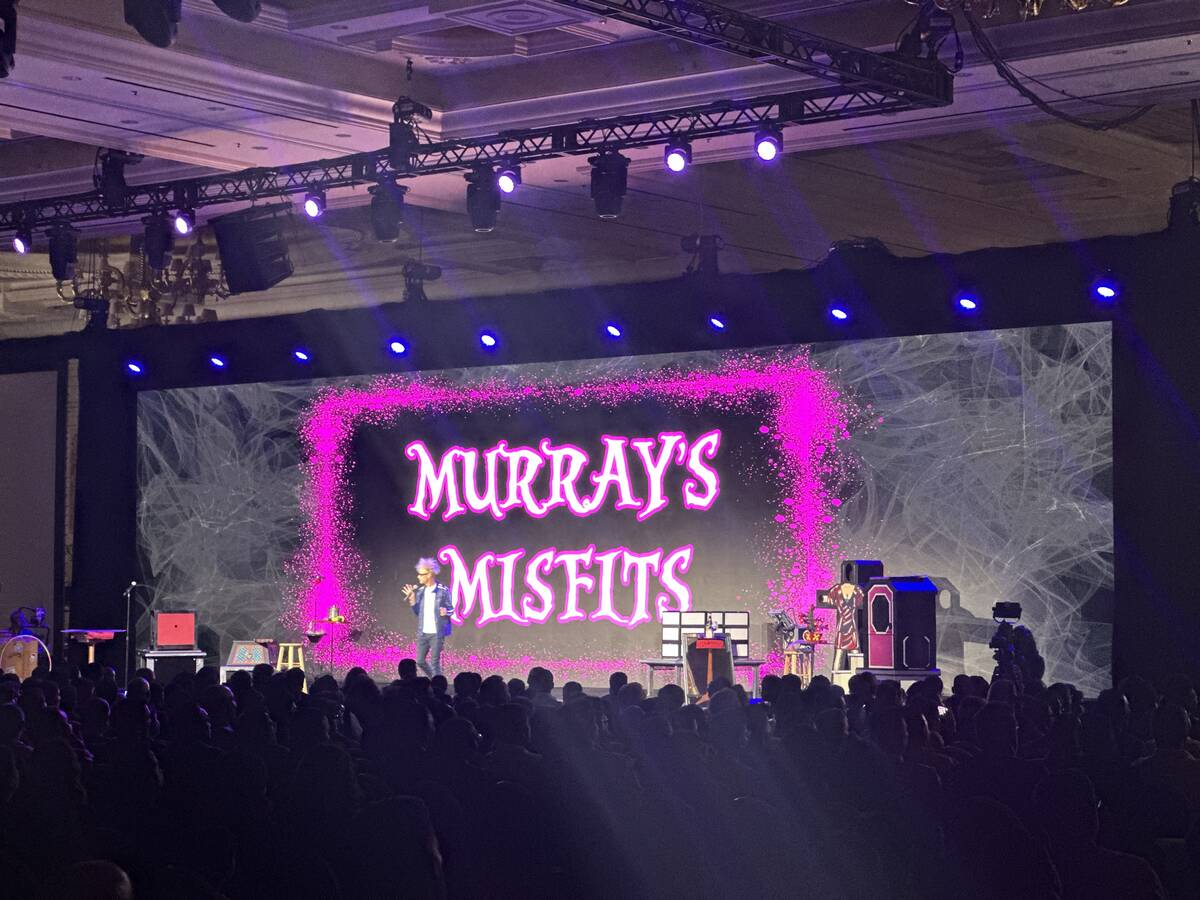 Murray Sawchuck is shown performing in "Murray's Misfits" at Palazzo Ballroom on Tuesday, July ...