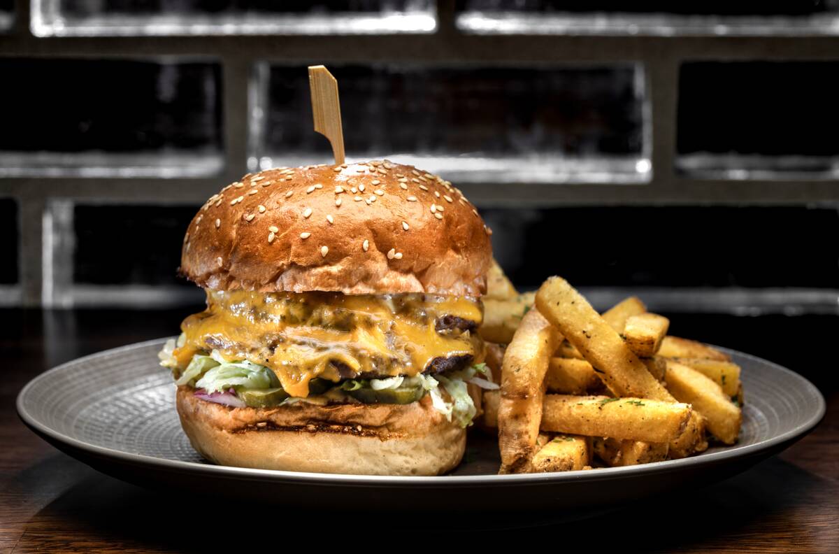 A Prime burger from the dinner menu at 1228 Main, opened in June 2023 at 1228 Main St. in the A ...