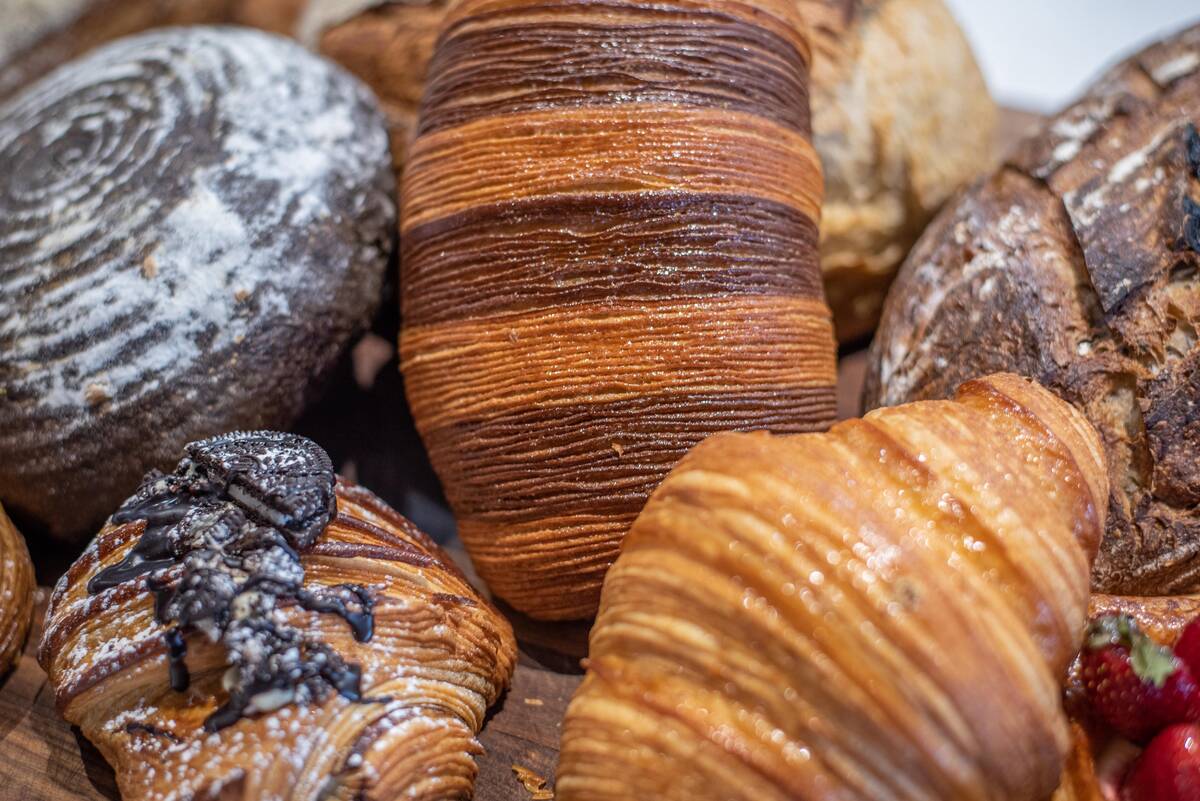 Pastries and breads from the breakfast and bakery menu at 1228 Main, opened in June 2023 at 122 ...