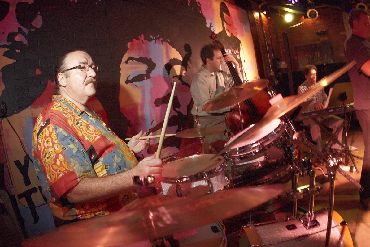 John Nasshan leads his group Quintessence during a set at Black Label in a photo from December ...