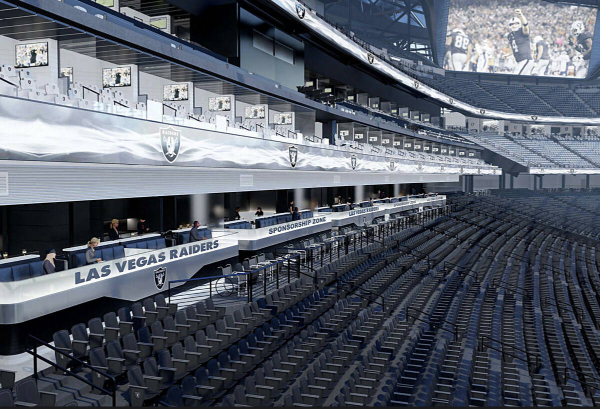 Suite klub Allegiant Stadium baru siap untuk musim 2023 Raiders