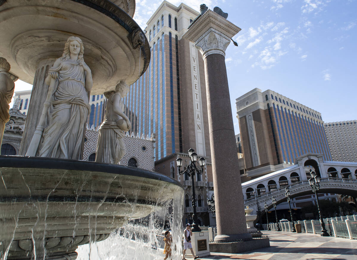 Owners of The Venetian and The Palazzo said the properties will begin charging for self-service ...