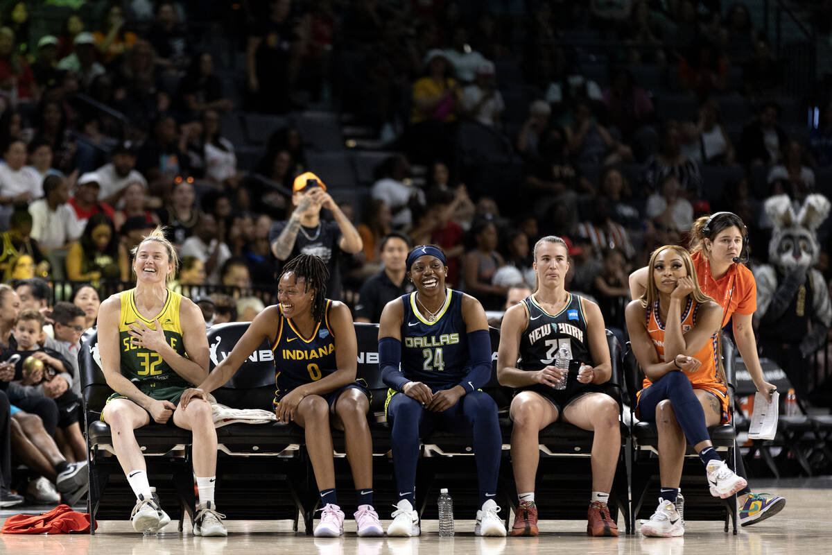 Kelsey Plum, Chelsea Gray win WNBA All-Star skills challenge WNBA Sports picture