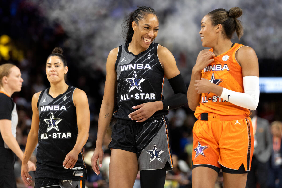 WNBA All-Star Game won by Team Stewart over Team Wilson, Aces, WNBA