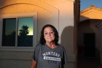 Royanne McNair, 69, stands for a photo outside her home Saturday, July 15, 2023, in North Las V ...