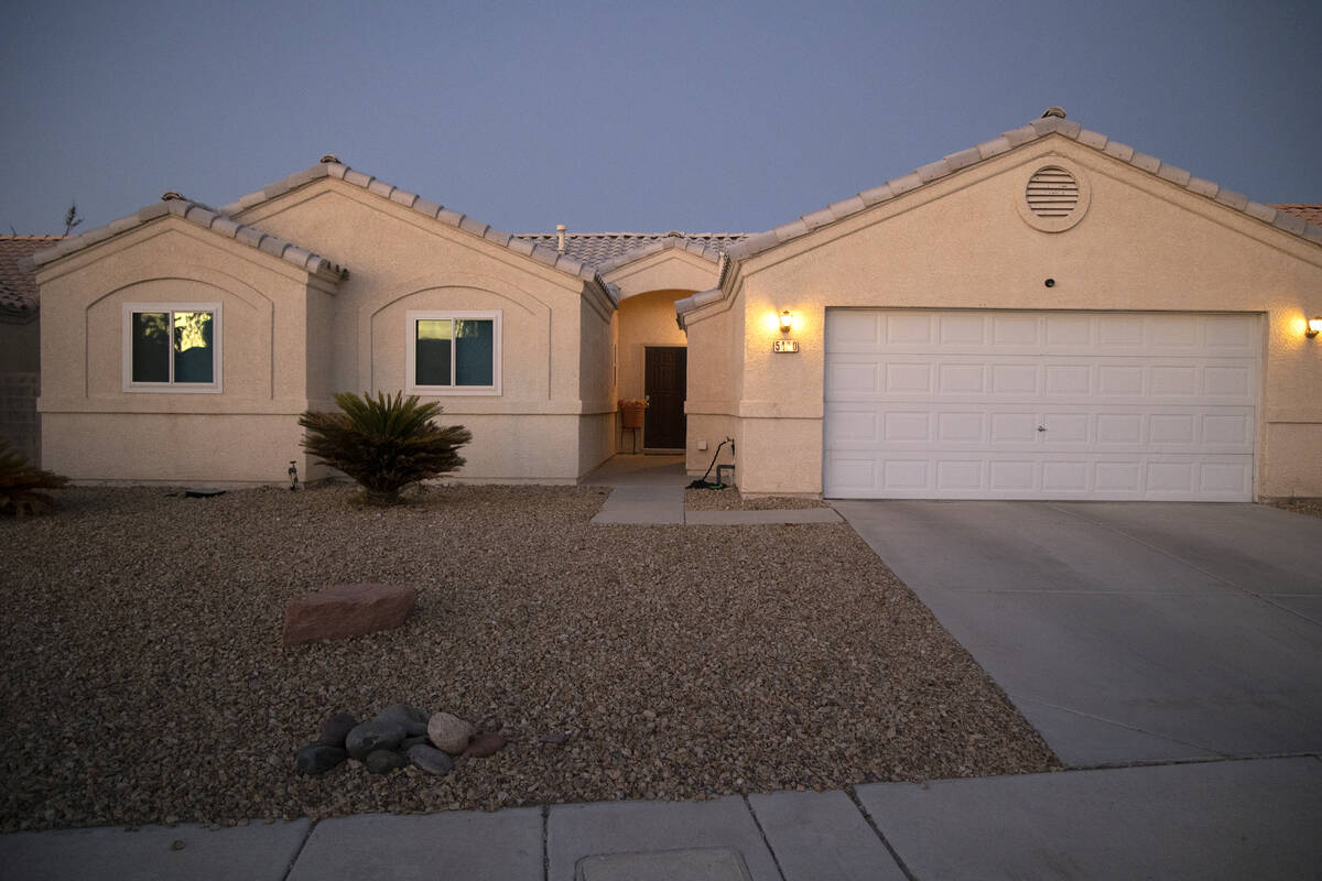 The home of Royanne McNair is shown Saturday, July 15, 2023, in North Las Vegas. Ohio native Mc ...