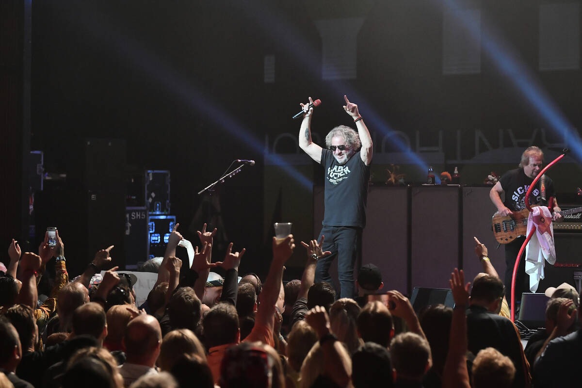 Sammy Hagar performs at The Pearl Concert Theater at Palms Casino Resort on July 15, 2023 in La ...