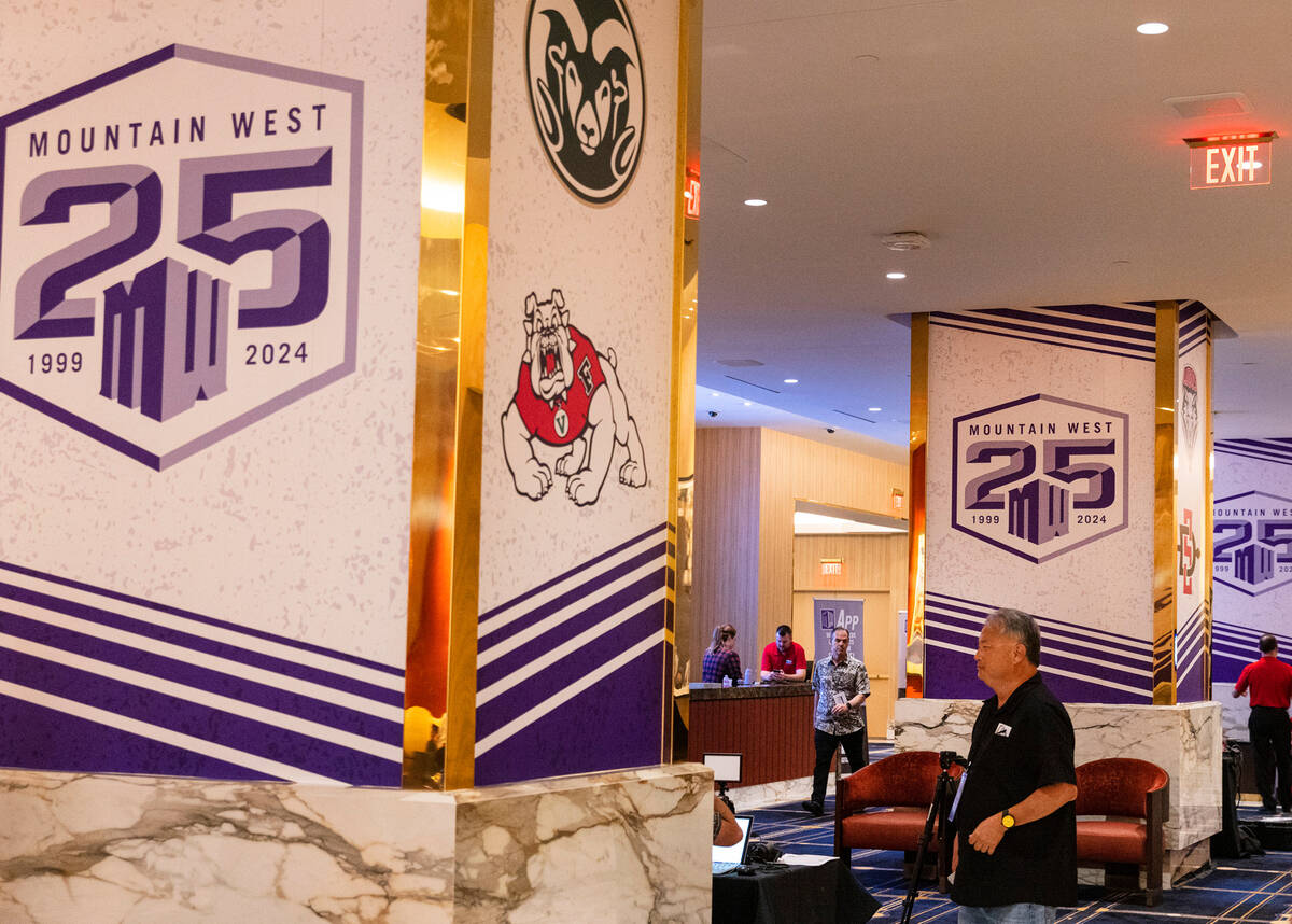 The 2023 Mountain West football media days at Circa resort and casino, on Wednesday, July 19, 2 ...
