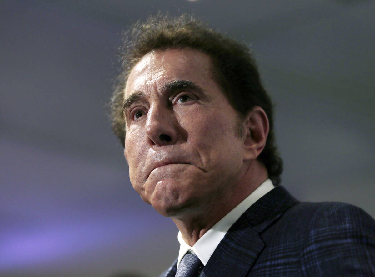 FILE - This March 15, 2016, file photo, shows casino mogul Steve Wynn at a news conference in M ...