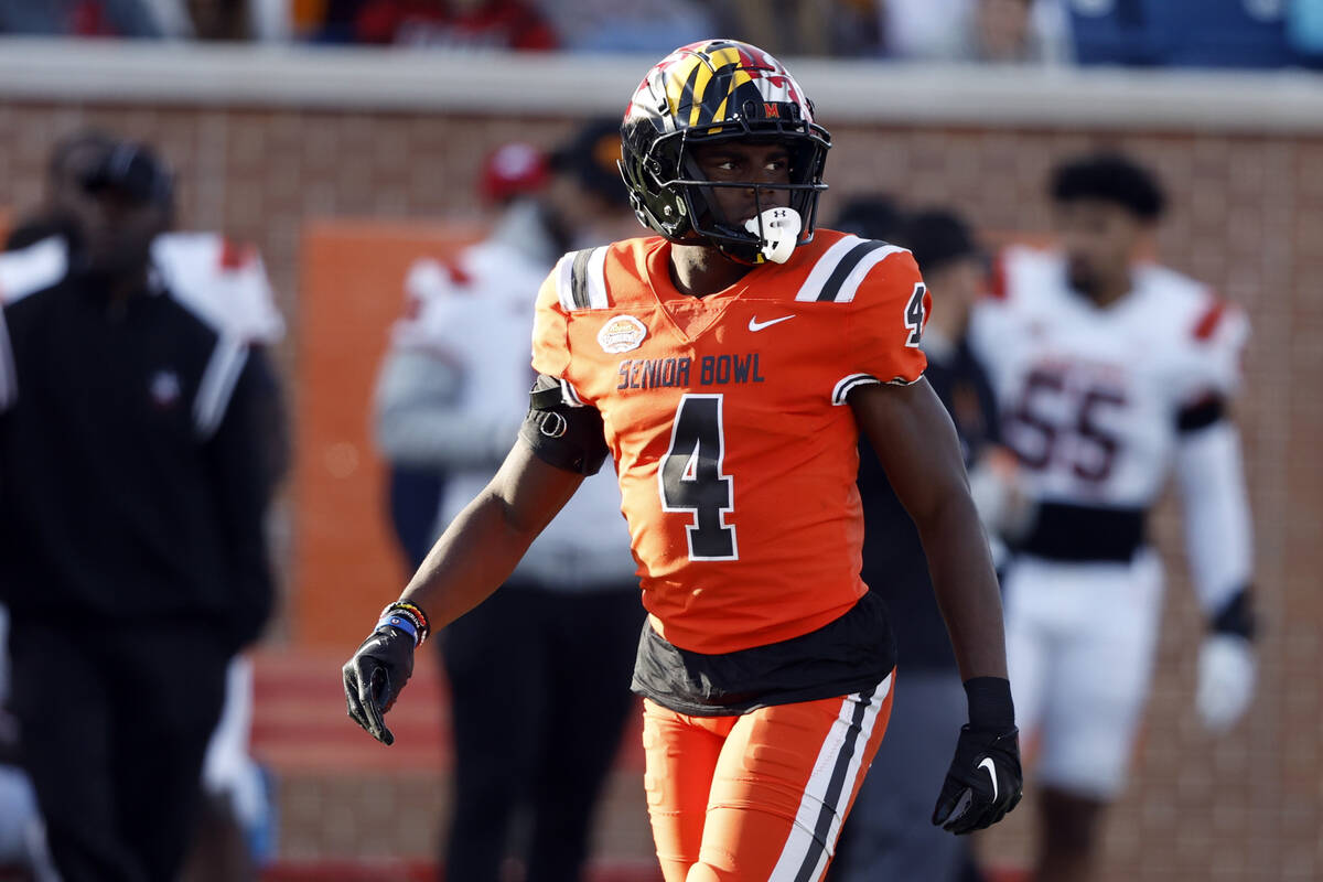 National defensive back Jakorian Bennett of Maryland (4) during the second half of the Senior B ...