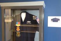 John Boyd's "Party Suit" from his time in Thailand, seen at Boyd Hall at Nellis Air Force Base ...