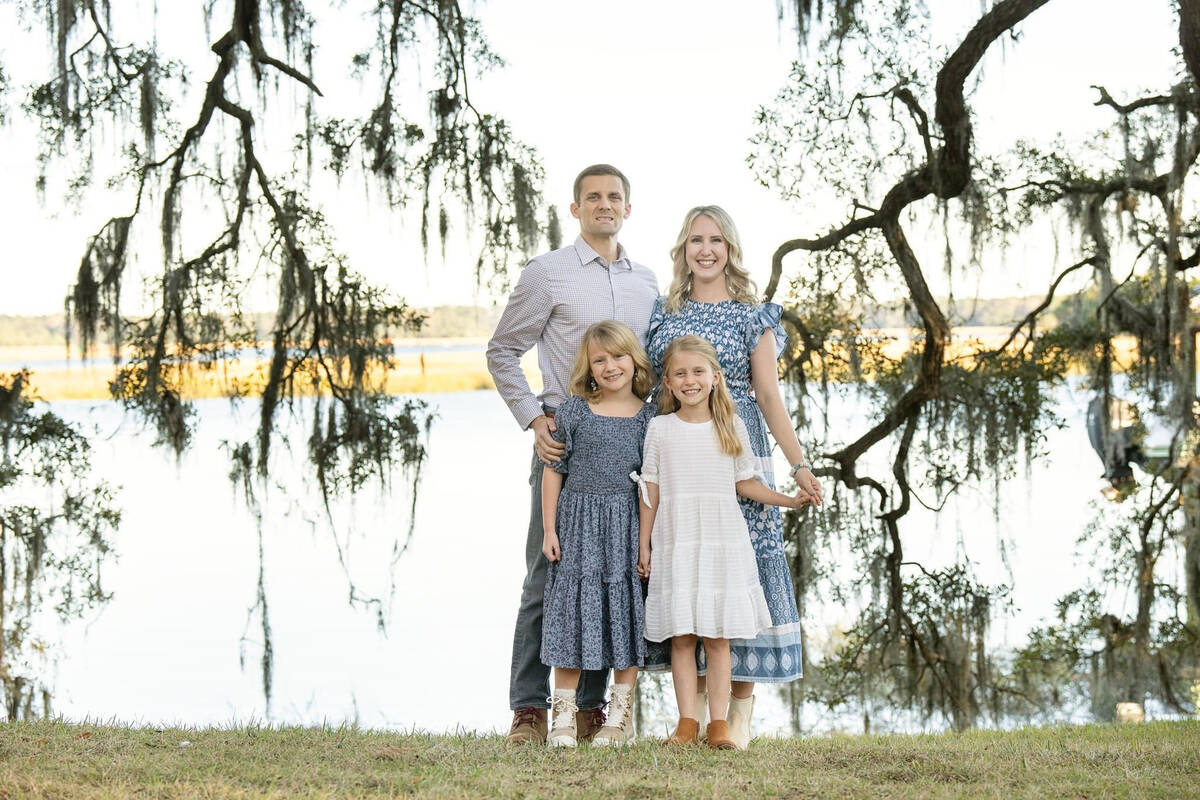 James and Katie Ives of Savannah, Georgia, with their two daughters. (Family photo)