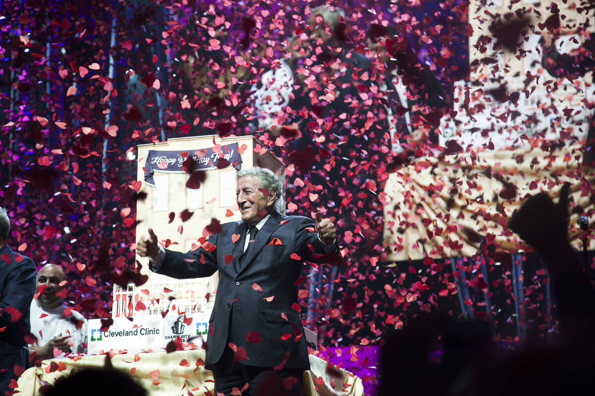 Singer Tony Bennett is honored for his 90th birthday at the 2016 Keep Memory Alive Power of Lov ...