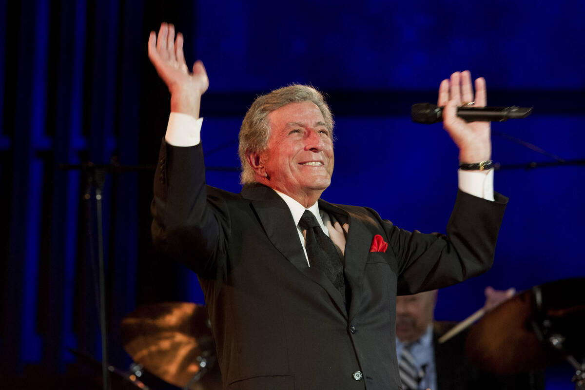 Tony Bennett performs during the International Jazz Day Concert held at the United Nations Gene ...