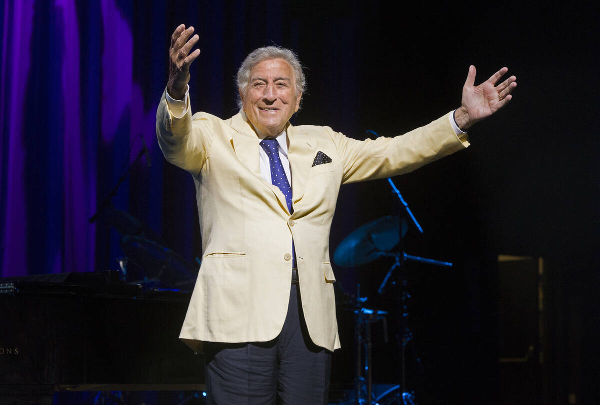 Tony Bennett performs in concert at The American Music Theatre on Sunday, Sept. 24, 2017, in La ...