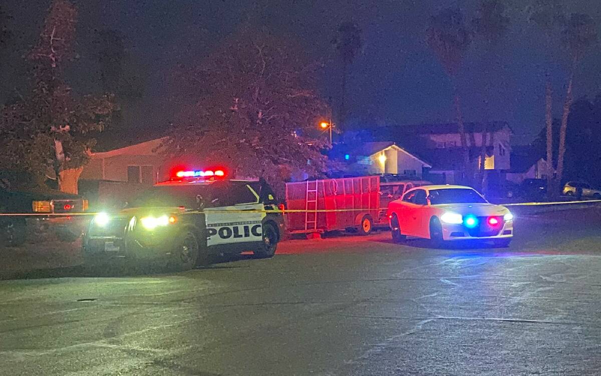 A police shooting was under investigation in the 2100 block of Valley Drive, near West Lake Mea ...