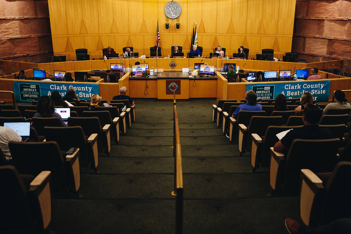 Clark County’s 1 October Memorial Committee meets to review and discuss different memori ...