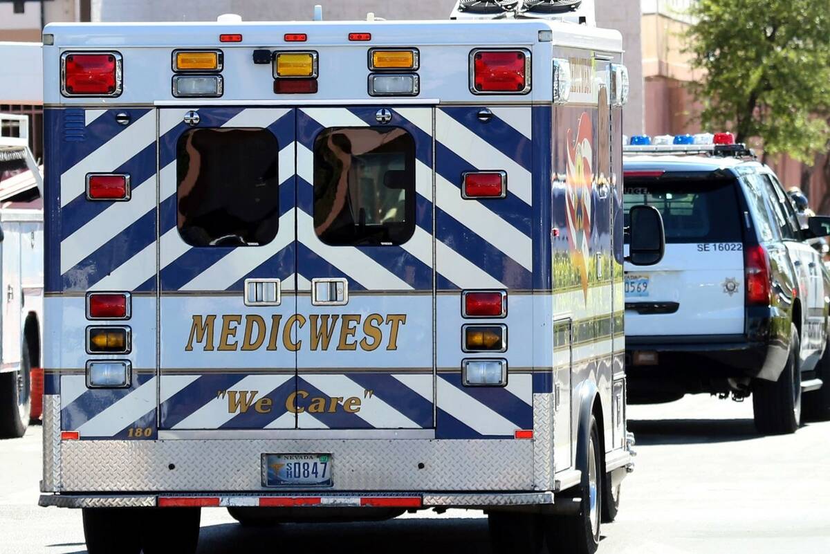 Ambulans di Las Vegas gagal mengukur waktu, perubahan peta cepat