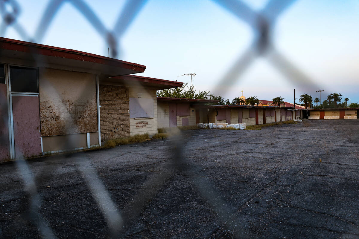 The former White Sands Motel at 3889 Las Vegas Blvd. South, one of the three sites purchased by ...