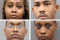 Top row, from left: Ka’Miya Hamelton and Antoneyo Hamelton. Bottom row, from left: D ...