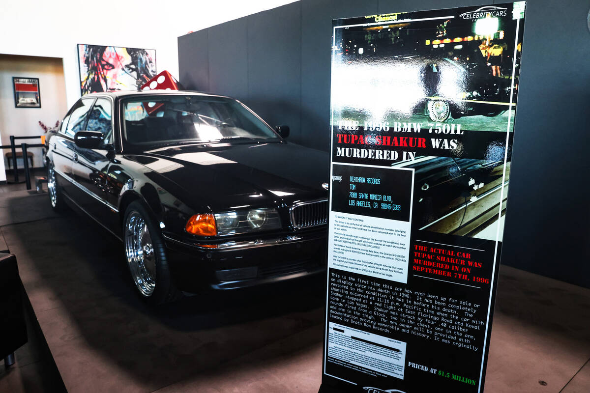Car that Tupac Shakur was shot in for sale | Homicides | Crime